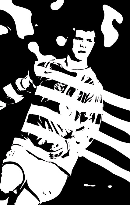 the striped striker
